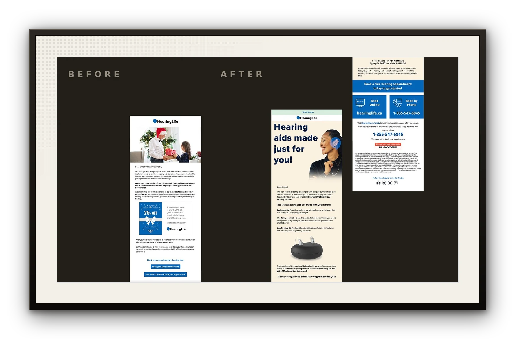 HearingLife · Email Modernization