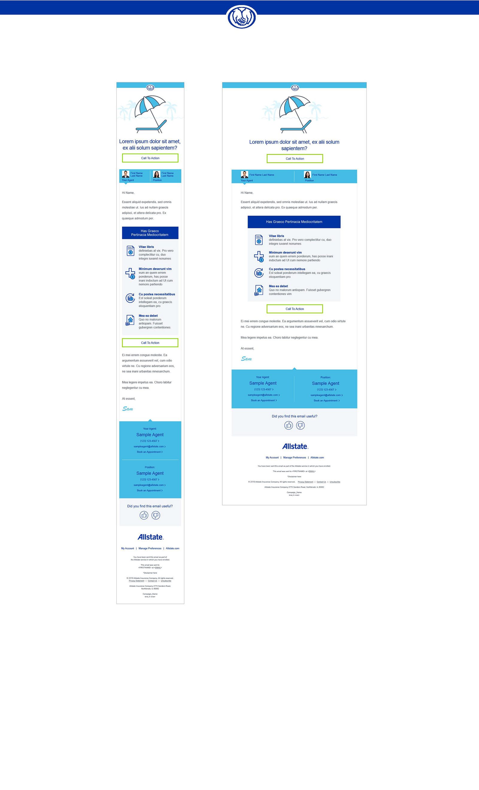 Allstate press-ready direct-mail production file